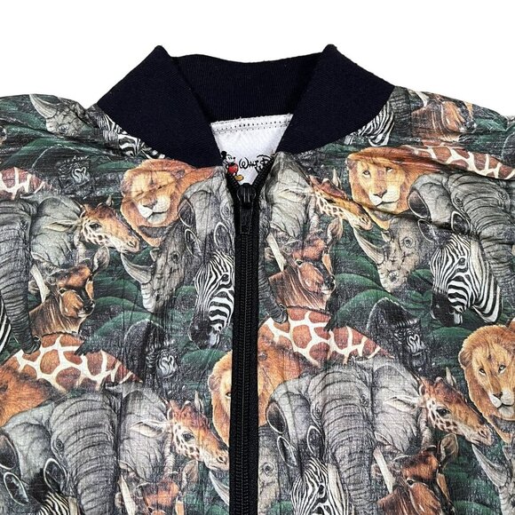VTG 90s Walt Disney World Tyvek Jungle Cruise Full Zip Light Jacket Size Medium - Picture 7 of 7